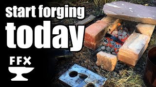 Start forging TODAY in your own backyard  no special tools required [upl. by Akeimahs]