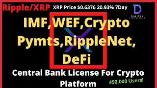 RippleXRPFlare NetworksampSongbird DropStandard CustodyIMF WEF Crypto PymtsRippleNet amp DeFi [upl. by Solotsopa]