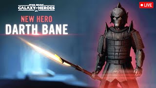 Darth Bane 7 Star Unlock  Gameplay Testing LIVE  Star Wars Galaxy of Heroes [upl. by Sahpec]