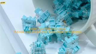 1005005611380330 Everglide Sea Salt Switch 5pin Tactile Switches For Mechanical Keyboar [upl. by Asennav]