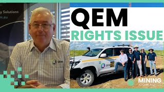 QEM announces rights issue and project updates for Julia Creek [upl. by Attennek789]