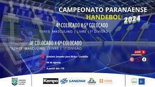 AO VIVO E COM IMAGENS  CAMPEONATO PARANAENSE DE HANDEBOL  TEMPORADA 2024 [upl. by Divadnahtanoj]