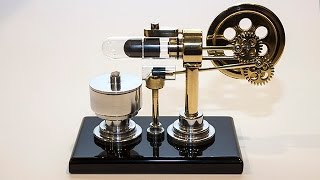 Stirling Engine With Magnet Return Stroke And Timelapse Build [upl. by Neumark]