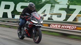 Aprilia RS 457  Tamil Ride Review  Worth the HYPE  Practical issues 😳 [upl. by Yremogtnom]