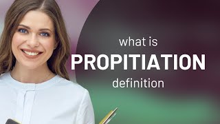 Propitiation • what is PROPITIATION definition [upl. by Alvarez]