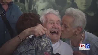 US WWII veteran reunites with Italians he saved as children [upl. by Kos448]