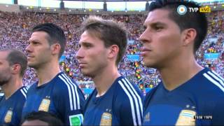 El himno argentino en la final del Mundial 2014 [upl. by Eldredge]