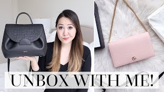 MY POLENE BAG FIRST IMPRESSIONS amp GUCCI WOC UNBOXING [upl. by Ytinav]