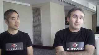 Hazelcast interview  JavaOne 2013 [upl. by Rehptosirhc802]