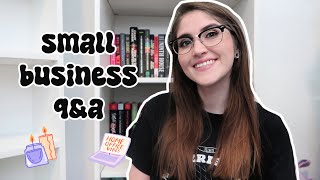 SMALL BUSINESS QampA 💻 answering ALL your questions [upl. by Cowen]