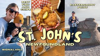 St Johns and Quidi Vidi Newfoundland Food Tour and Best Things To Do [upl. by Ynohtnaluap]