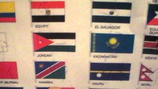 Countries song with flags [upl. by Novek555]