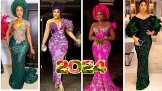 50 Creative Asoebi styles 2024 For different occasions  WOMEN FASHION 2024 [upl. by Aimal]