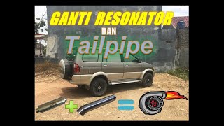 Panther ganti Resonator dan Tailpipe  Bikin Suara Turbo Keluar [upl. by Remy]