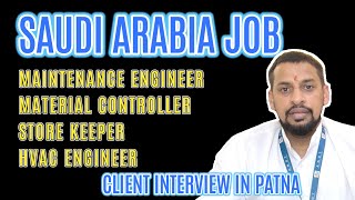 Saudi Arabia Client Interview  Abroad Job Update andt nisst [upl. by Ahsikat237]