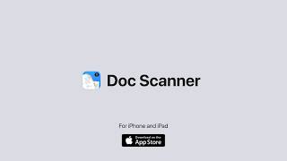 Doc Scanner for iOS [upl. by Haldane]