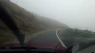 Driving Keem Strand  Keel Mountain Road in Achill Island during cloudy conditions [upl. by Aia294]