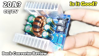 300W 20A Buck Converter Review  Is It Good [upl. by Nwahsem]