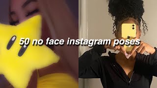 50 No face instagram poses for you to try 💛🌼 [upl. by Brody]