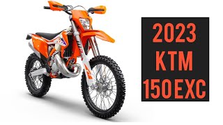 2023 KTM 150 EXC SPECS LEGENDARY 2STROKE ENGINEERING [upl. by Shelly331]