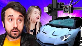 ELE FEZ UMA LAMBORGHINI NA IMPRESSORA 3D [upl. by Sumerlin]