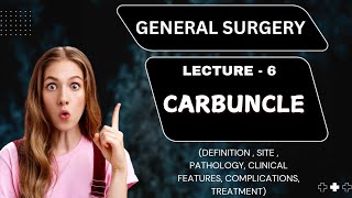 GENERAL SURGERY TOPIC  6  CARBUNCLE education bhms bams mbbs bds youtube handwritten✍️ [upl. by Nerine]