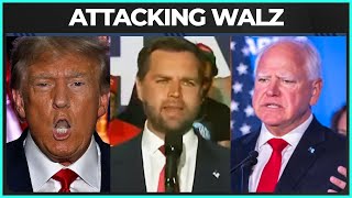 Trump Team Launches IRONIC Attack On Tim Walz [upl. by Allissa]