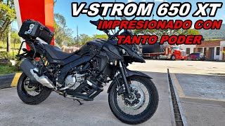 SUZUK VSTROM 650 XT ENTREVISTA Y TEST DRIVE UNA LOCURA DE MOTO [upl. by Zat969]