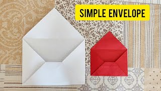 Easy Origami Envelope Tutorial  Envelope Making With Paper NO Glue Tape and Scissors [upl. by Ainak14]