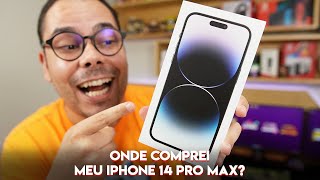 ONDE COMPREI MEU IPHONE 14 PRO MAX QUAL A MELHOR LOJA PARA COMPRAR IPHONE NO BRASIL [upl. by Nathaniel]