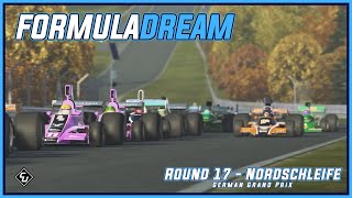 German Grand Prix  Round 17  Formula Dream [upl. by Irap64]