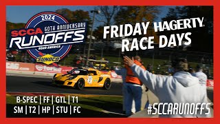 2024 SCCA National Championship Runoffs Presented by Sunoco  Hagerty Race Days  Friday [upl. by Lledyl]