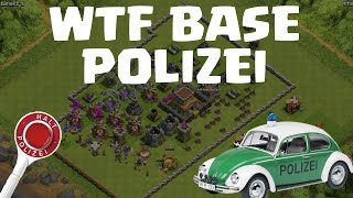 WTF BASE POLIZEI  CLASH OF CLANS  Lets Play COC DeutschGerman HD [upl. by Bindman10]