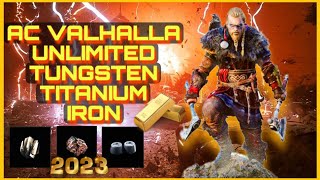 Assassins Creed Valhalla 2023 unlimited tungsten titanium iron ore Meteorite in glowecestrescire [upl. by Halak]