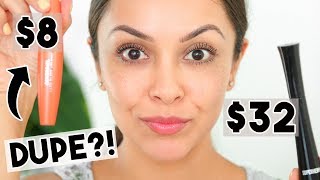 HIGH END MASCARA VS DRUGSTORE MASCARA  SPEND OR SAVE  TrinaDuhra [upl. by Ahsiuqram]