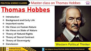 Understanding Thomas Hobbes Political philosophy The Social Contract amp State of Nature [upl. by Carree]