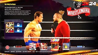 WWE 2K24 Showcase quotThe Fiendquot Bray Wyatt vs John Cena  WrestleMania 36 [upl. by Ensoll]