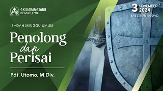 LIVE STREAMING KEBAKTIAN  MINGGU 3 NOVEMBER 2024  GKI KARANGSARU  PUKUL 0900 WIB [upl. by Jakie]