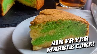 Air Fryer Marble Cake Recipe [upl. by Sirron]