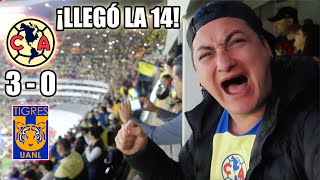 AFICIONADA TIGRE REACCIONA AL CAMPEONATO DEL AMÉRICA  América4 vs Tigres 1  Dare Esparza [upl. by Ecirtac]