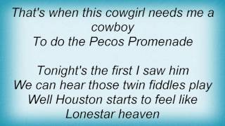 Tanya Tucker  Pecos Promenade Lyrics [upl. by Lorinda]