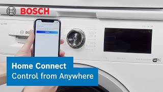 Control Your Bosch Washing Machine From Anywhere Easy Home Connect Setup  Bosch Home UKIreland [upl. by Woodley]