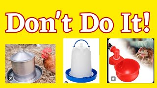 The Best DIY Chicken WatererStays CLEAN [upl. by Araminta719]