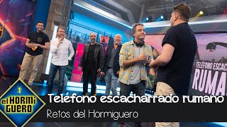 Joaquín González la lía en el teléfono escacharrado rumano quotNo me vacilesquot  El Hormiguero [upl. by Harbot93]