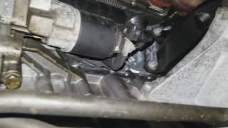 Starter motor location on BMW X5 44i 2004 [upl. by Airtemad]