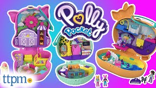 NEW Polly Pocket Compacts from Mattel  Mini Toys  TTPM Toy Reviews [upl. by East]