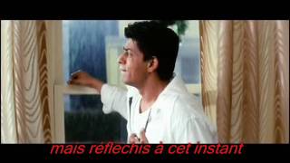 Kal ho naa ho  shahrukh khan lyrics french [upl. by Aiuhsoj]