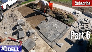 Paver Driveway Addition Install DIY  Huge Backyard Remodel part 6 [upl. by Miguela]