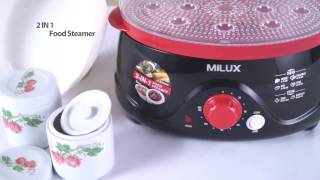 Milux MFS8001 2In1 Food Steamer  Chicken Stew [upl. by Yerag25]