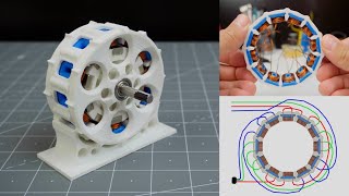 How to Make a Brushless Motor  3D Printed Brushless Motor [upl. by Nottirb]